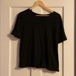 Fringe Sleeve Tshirt